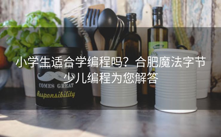 小学生适合学编程吗？合肥魔法字节少儿编程为您解答