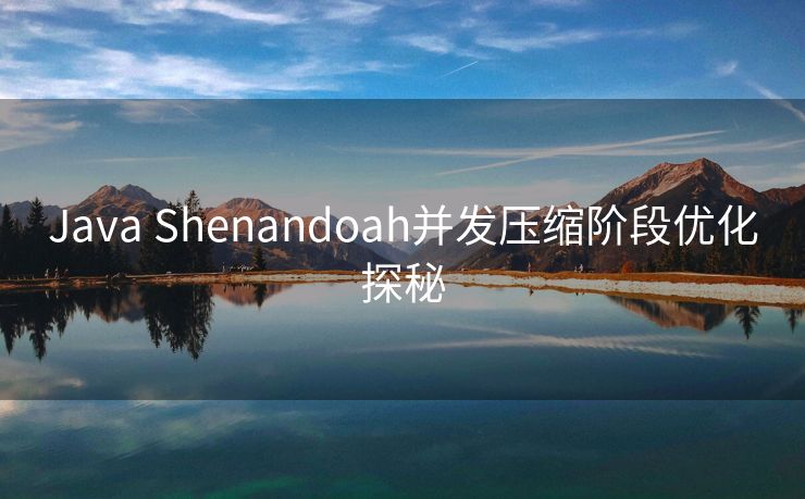 Java Shenandoah并发压缩阶段优化探秘 Java Shenandoah并发压缩阶段优化探秘