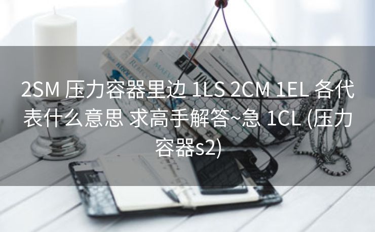 2SM 压力容器里边 1LS 2CM 1EL 各代表什么意思 求高手解答~急 1CL (压力容器s2)