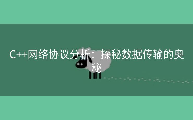 C++网络协议分析：探秘数据传输的奥秘