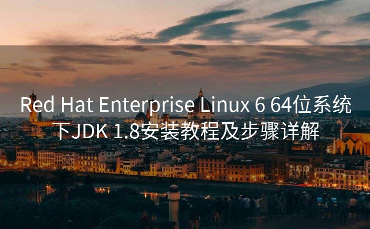 Red Hat Enterprise Linux 6 64位系统下JDK 1.8安装教程及步骤详解 Red Hat Enterprise Linux 6 64位系统下JDK 1.8安装教程及步骤详解