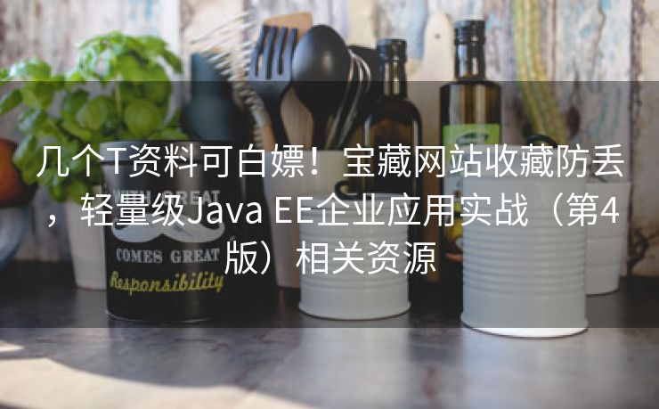 几个T资料可白嫖!宝藏网站收藏防丢,轻量级Java EE企业应用实战(第4版)相关资源 几个T资料可白嫖!宝藏网站收藏防丢,轻量级Java EE企业应用实战(第4版)相关资源