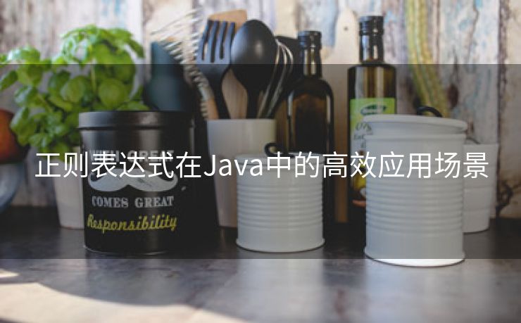 正则表达式在Java中的高效应用场景