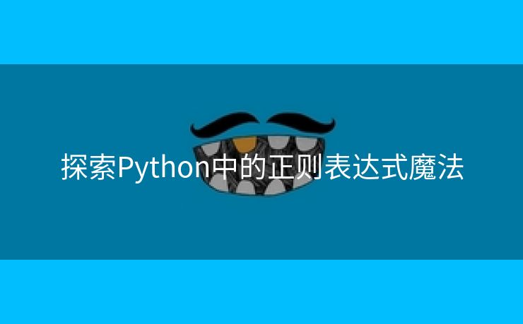 探索Python中的正则表达式魔法