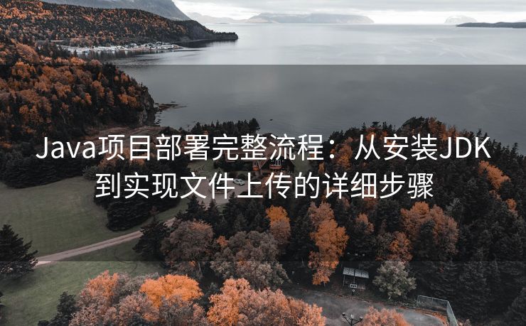 Java项目部署完整流程：从安装JDK到实现文件上传的详细步骤