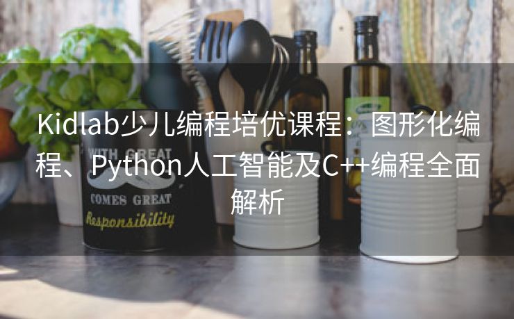 Kidlab少儿编程培优课程：图形化编程、Python人工智能及C++编程全面解析