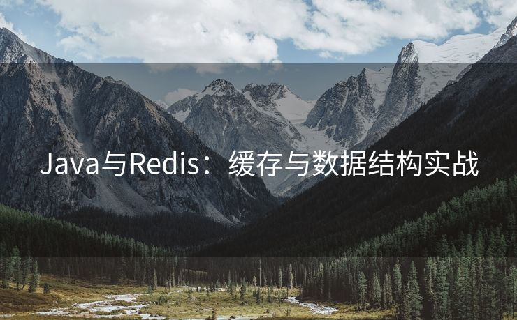 Java与Redis：缓存与数据结构实战