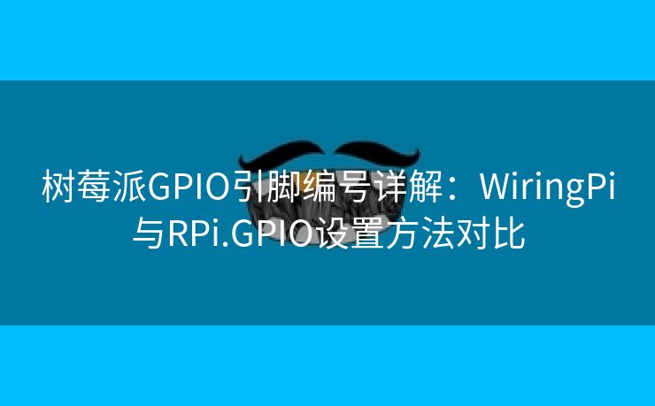 树莓派GPIO引脚编号详解：WiringPi与RPi.GPIO设置方法对比