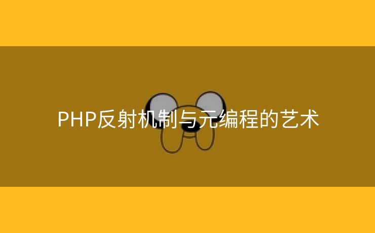 PHP反射机制与元编程的艺术