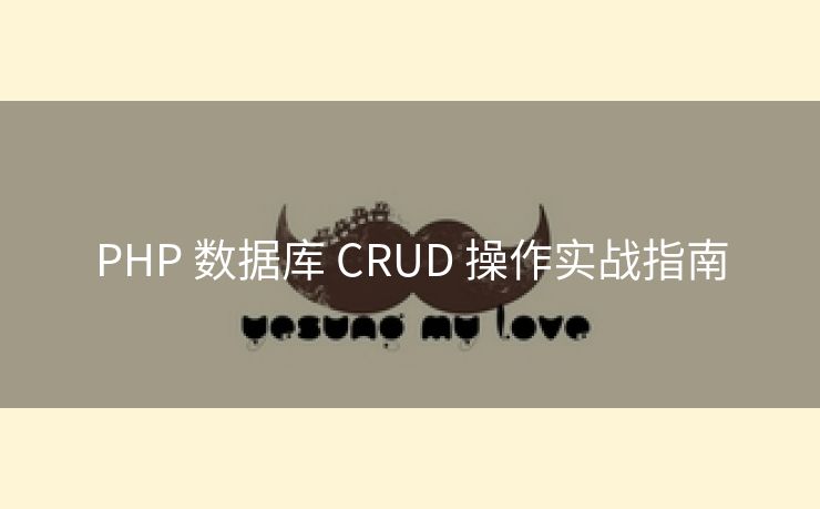 PHP 数据库 CRUD 操作实战指南