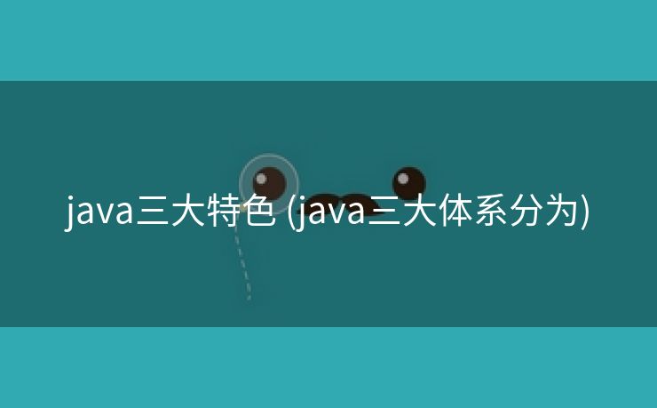 java三大特色 (java三大体系分为)