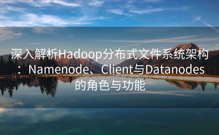 深入解析Hadoop分布式文件系统架构：Namenode、Client与Datanodes的角色与功能
