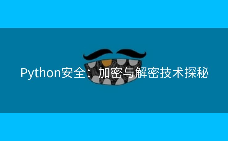 Python安全：加密与解密技术探秘