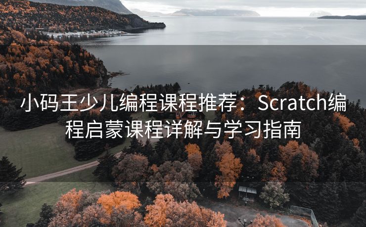 小码王少儿编程课程推荐：Scratch编程启蒙课程详解与学习指南