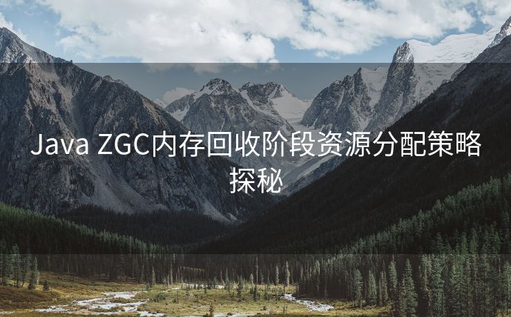 Java ZGC内存回收阶段资源分配策略探秘