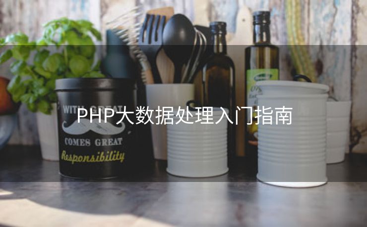 PHP大数据处理入门指南