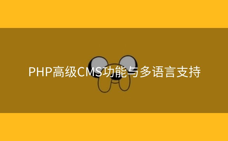 PHP高级CMS功能与多语言支持
