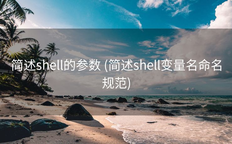 简述shell的参数 (简述shell变量名命名规范)