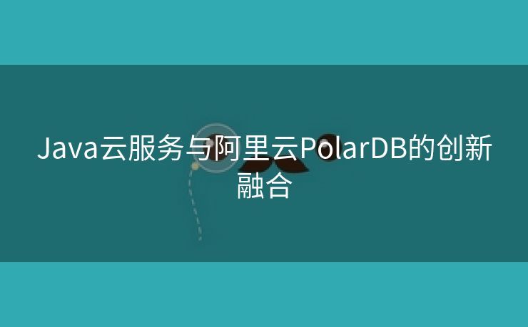 Java云服务与阿里云PolarDB的创新融合 Java云服务与阿里云PolarDB的创新融合