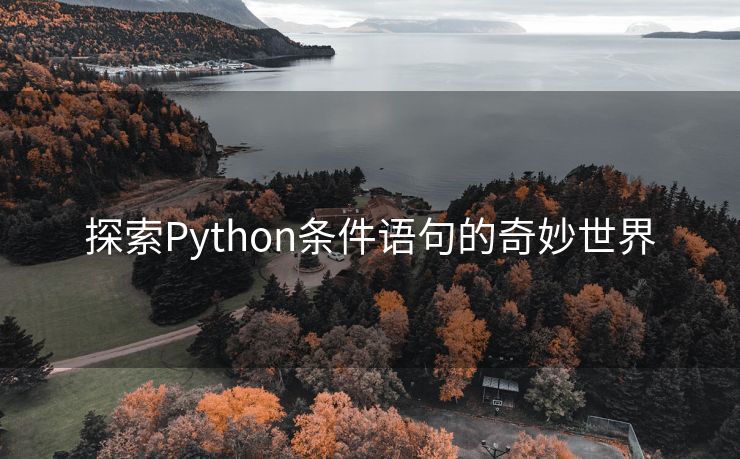 探索Python条件语句的奇妙世界