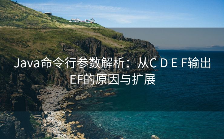 Java命令行参数解析：从C D E F输出EF的原因与扩展