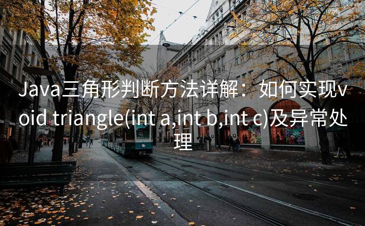 Java三角形判断方法详解：如何实现void triangle(int a,int b,int c)及异常处理