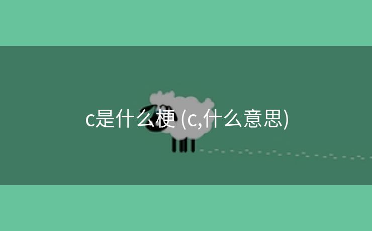 c是什么梗 (c,什么意思)