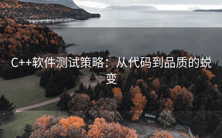 C++软件测试策略：从代码到品质的蜕变