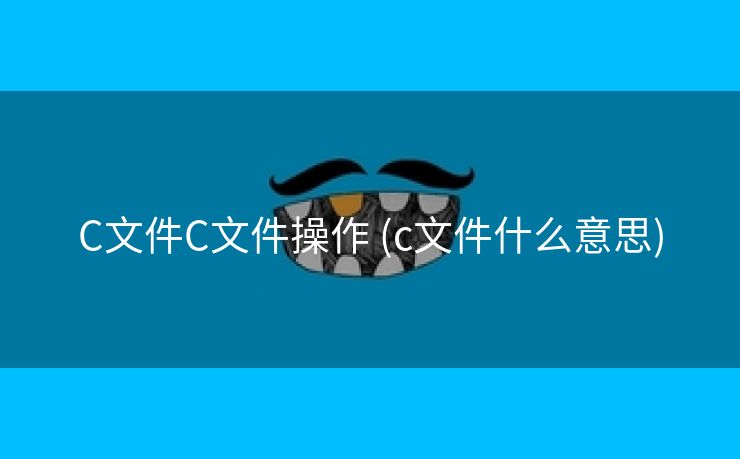 C文件C文件操作 (c文件什么意思)