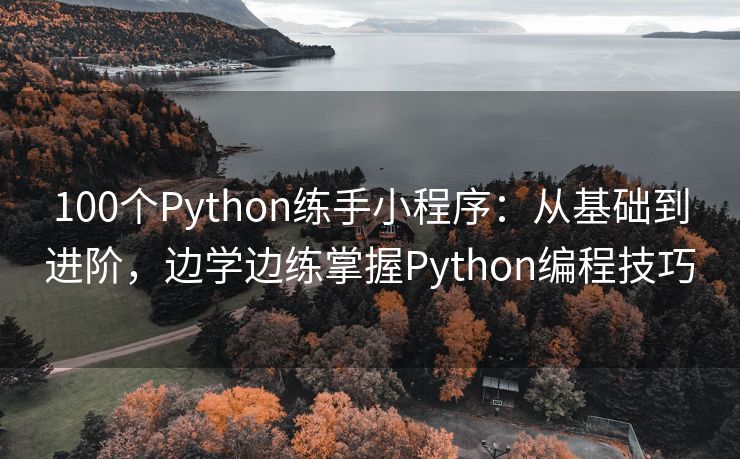 100个Python练手小程序：从基础到进阶，边学边练掌握Python编程技巧