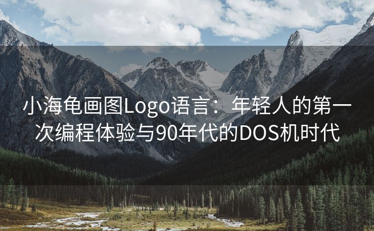 小海龟画图Logo语言：年轻人的第一次编程体验与90年代的DOS机时代