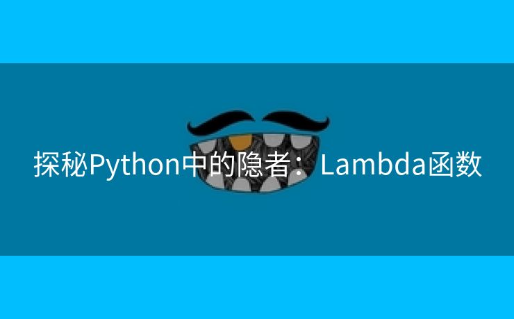 探秘Python中的隐者：Lambda函数