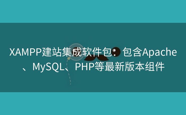 XAMPP建站集成软件包：包含Apache、MySQL、PHP等最新版本组件