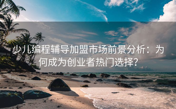 少儿编程辅导加盟市场前景分析：为何成为创业者热门选择？