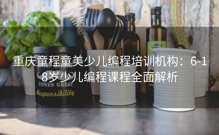 重庆童程童美少儿编程培训机构：6-18岁少儿编程课程全面解析