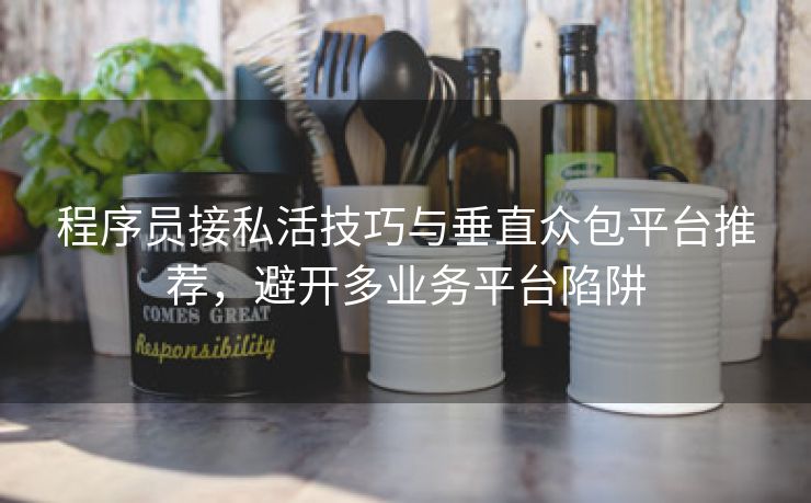 程序员接私活技巧与垂直众包平台推荐，避开多业务平台陷阱