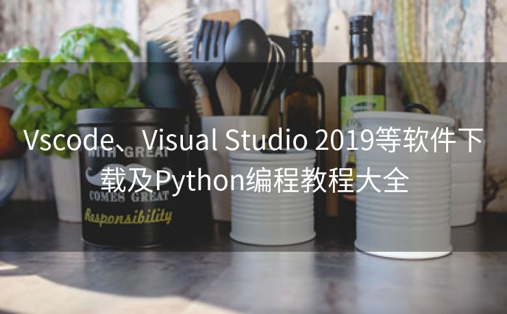 Vscode、Visual Studio 2019等软件下载及Python编程教程大全