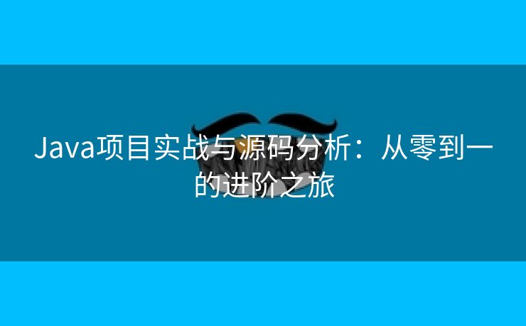 Java项目实战与源码分析：从零到一的进阶之旅