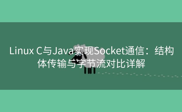 Linux C与Java实现Socket通信:结构体传输与字节流对比详解 Linux C与Java实现Socket通信:结构体传输与字节流对比详解