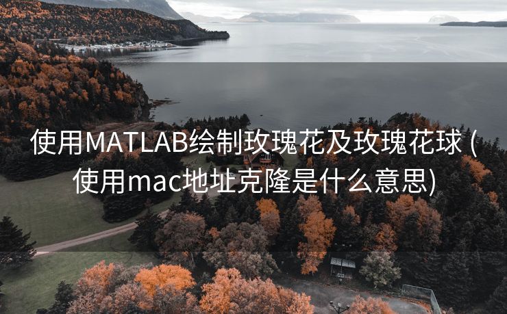 使用MATLAB绘制玫瑰花及玫瑰花球 (使用mac地址克隆是什么意思)