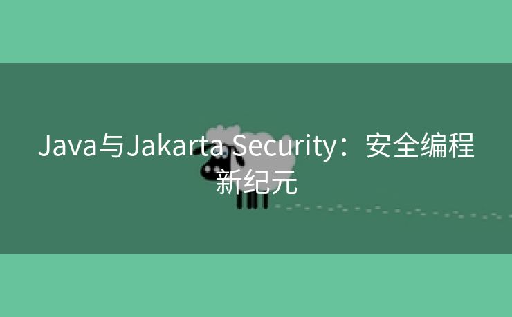 Java与Jakarta Security：安全编程新纪元