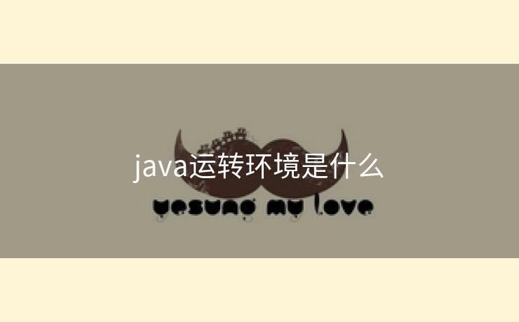java运转环境是什么