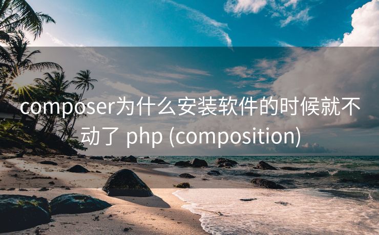 composer为什么安装软件的时候就不动了 php (composition)