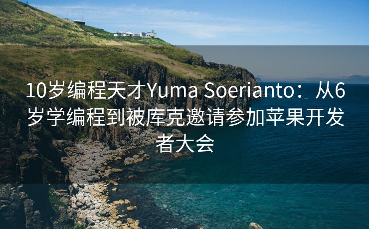 10岁编程天才Yuma Soerianto：从6岁学编程到被库克邀请参加苹果开发者大会