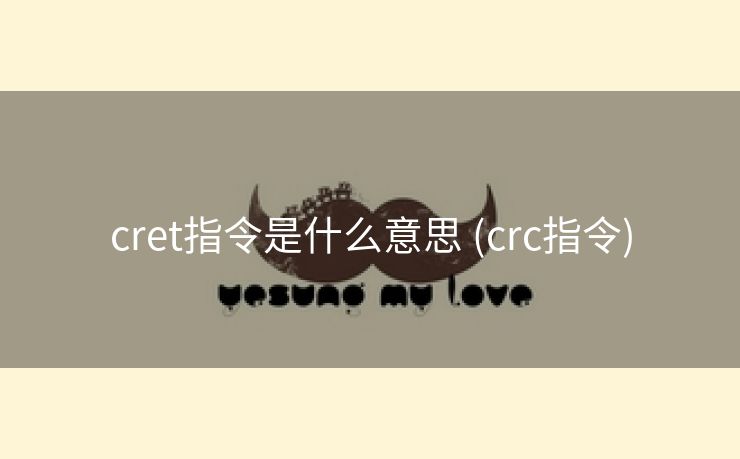 cret指令是什么意思 (crc指令)