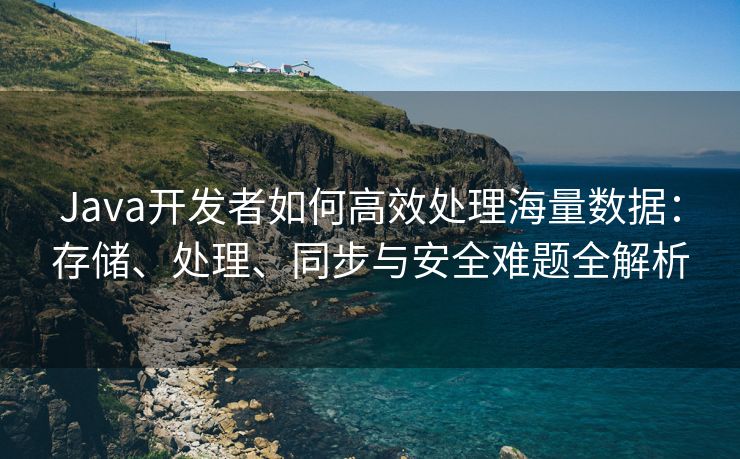 Java开发者如何高效处理海量数据：存储、处理、同步与安全难题全解析
