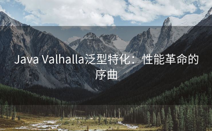 Java Valhalla泛型特化：性能革命的序曲