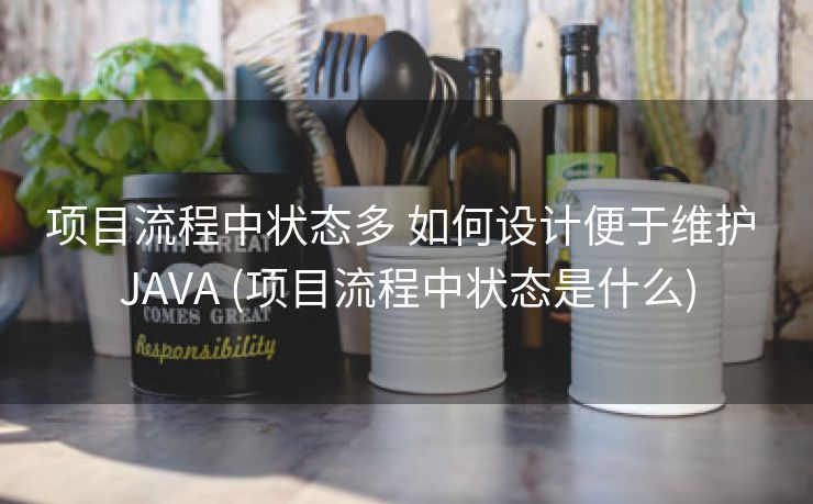 项目流程中状态多 如何设计便于维护 JAVA (项目流程中状态是什么)