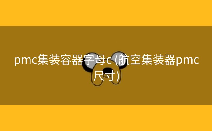 pmc集装容器字母c (航空集装器pmc尺寸)