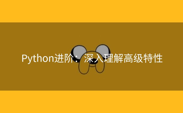 Python进阶：深入理解高级特性